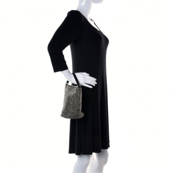 ALEXANDER WANG Mesh Crystal Zip Top Bag - Picture 8 of 8